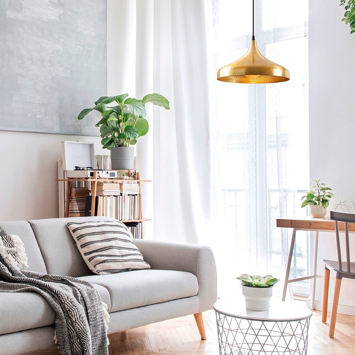 Индустриална стенна лампа, черна и винтидж, 17 x 25 см, височина 36 см | Метален корпус, фасунга E27 Max 40W | Стилно осветление за модерни пространства