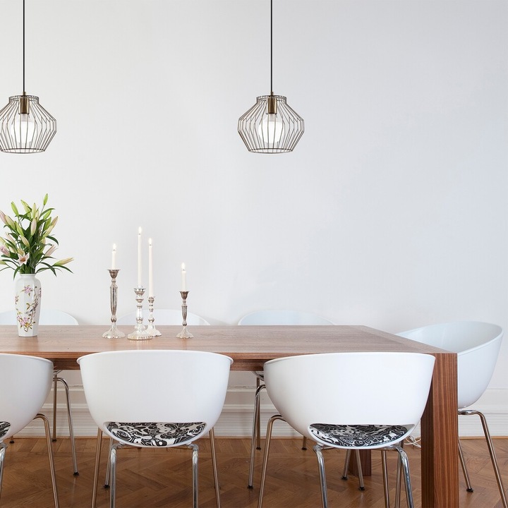 Lustra Vazo - 2927 Tatum, 25x25x116 cm, metal, Maro