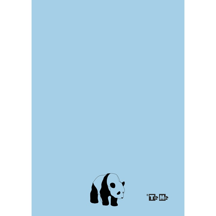 Caiet TeMe studentesc premium, A4, eco-friendly, coperta brosata, 80 file, cusut, matematica