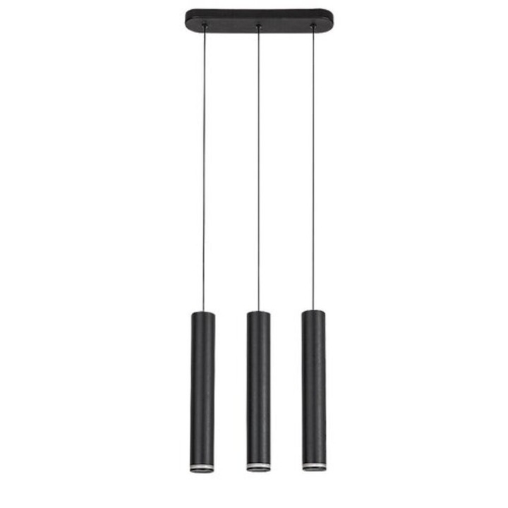 Rábalux, 73037, Senobia, Висяща лампа, черна, IP20, GU10K