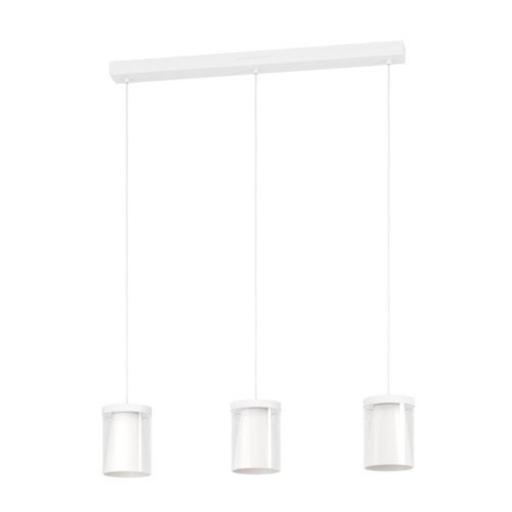 EGLO, 901122, CHIUSELLO-Z, függeszték, 2700 K 6500 K, LED, 3X3,7W, Dimmelhető, IP20, átlátszó, fehér