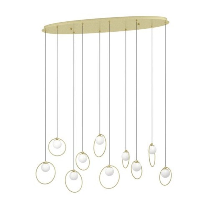 EGLO, 390347, PORTOCOLOM, пендел, 3000 K, LED, 10X3W, Да, IP20, бял