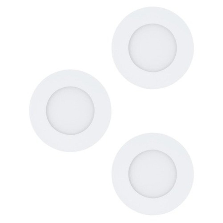 EGLO, 98633, FUEVA 1, süllyesztett lámpa, 3000 K, LED, 3X2,8W, IP20, IP44, fehér
