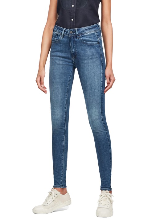 Blugi de dama G-Star RAW Lhana High Super Skinny 7931602 16113-18, Trender Ultimate Stretch, Bumbac, W27-L32, Albastru