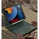Husa cu tastatura pentru iPad 10.2", Dexnor, verde