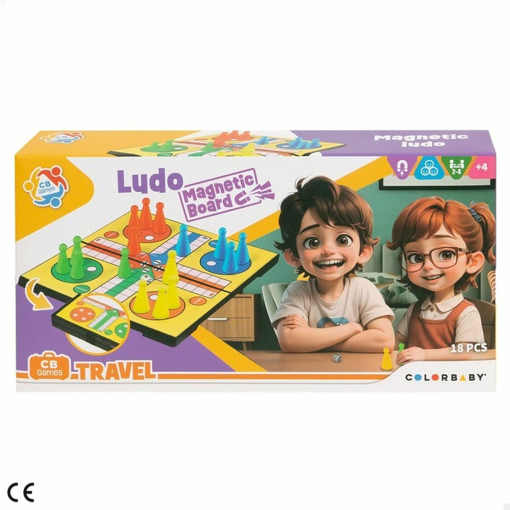 Masa foosball Colorbaby, 120x60cm, culoare multicolor