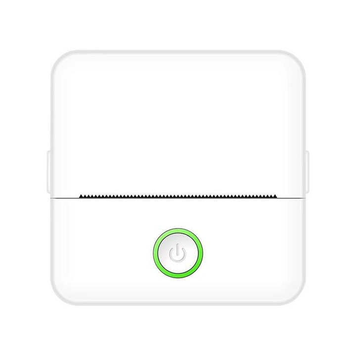 Мини Bluetooth джобен принтер - преносим термопринтер с ролка хартия за дневник/албум/направи си сам/пътуване/бележки/списъци/етикети/бележки, принтер за касови бележки за деца, жени, подаръци за деца, Коледа