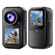 Camera sport 5K Ultra HD FAMIFY, Dual Screen Tactil 1.3”, WiFi, Stabilizare 6 Axe, Unghi 130°, Pre-inregistrare 10s, Slow Motion, Timelapse, Card 128GB inclus, Rezistent la apa