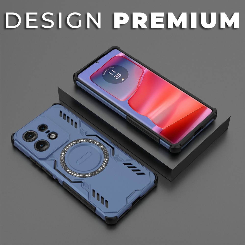 Husa pentru Motorola Edge 50 Pro ArmorMag, Magsafe, Antisoc, Calitate Premium, Protectie Superioara, DaDen, Albastru