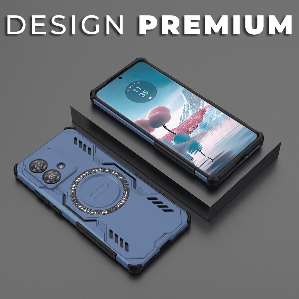 Husa pentru Motorola Edge 40 Neo ArmorMag, Magsafe, Antisoc, Calitate Premium, Protectie Superioara, DaDen, Negru