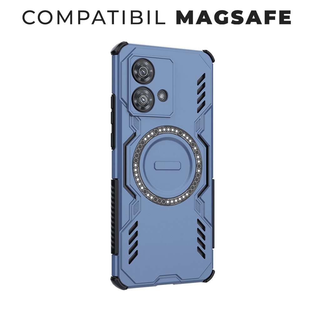 Husa pentru Motorola Edge 50 Pro ArmorMag, Magsafe, Antisoc, Calitate Premium, Protectie Superioara, DaDen, Albastru