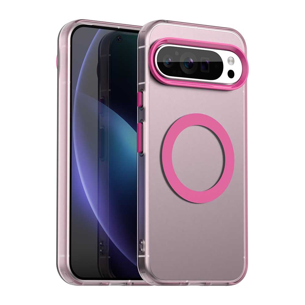 Husa pentru Google Pixel 10 Pro XL DaDen® CandyCase MagSafe, Antisoc, Incarcare wireless, Butoane protejate, Roz