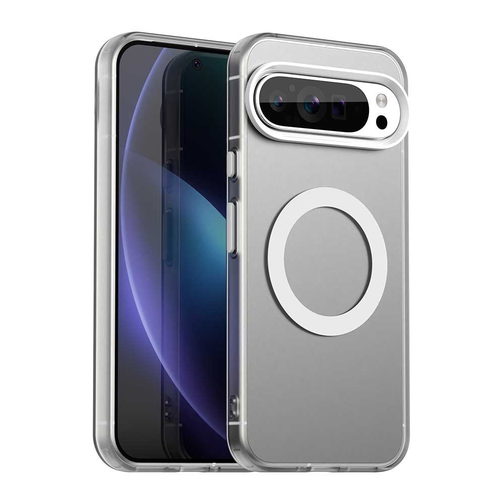 Husa pentru Google Pixel 10 / 10 Pro DaDen® CandyCase MagSafe, Antisoc, Incarcare wireless, Butoane protejate, Alb