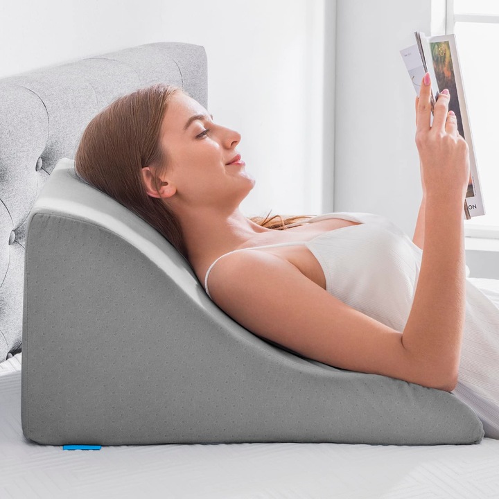 NOFFA olvasópárna, memóriahabos, ergonomikus, széles
