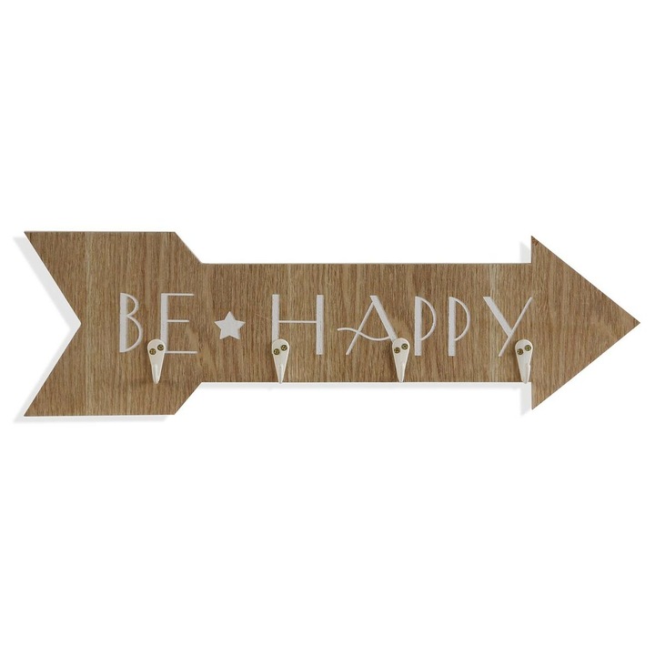 Fali fogas Versa Be Happy MDF, 4x14,5x48 cm