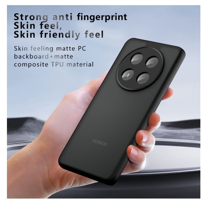 Husa Upzz® Pure Frosted Compatibila Cu Honor Magic 7 Lite, Functie Magsafe, Design Premium, Rezistenta, Negru