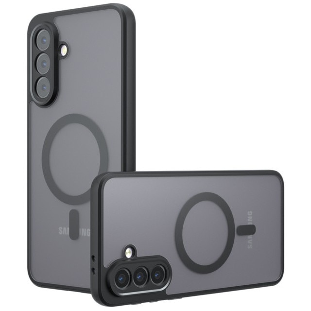 Husa Upzz® Pure Frosted Compatibila Cu Samsung Galaxy A56 5G, Functie Magsafe, Design Premium, Rezistenta, Negru