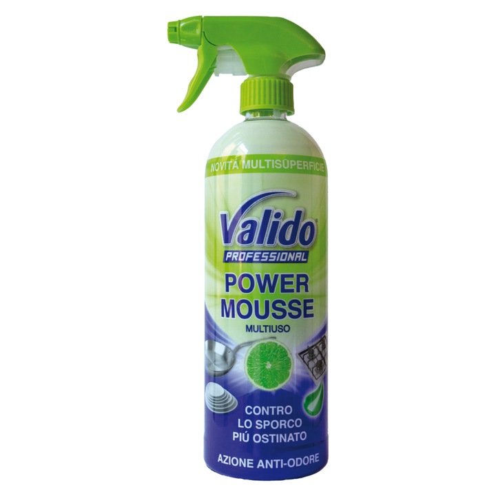 Degresant cu putere intensa de curatare - Valido Power Mousse, 750 ml