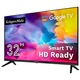 Televizor LED Kruger&Matz KM0232HD-G Diagonala 32Inch / 81CM HD Ready GoogleTV Wi-Fi Negru