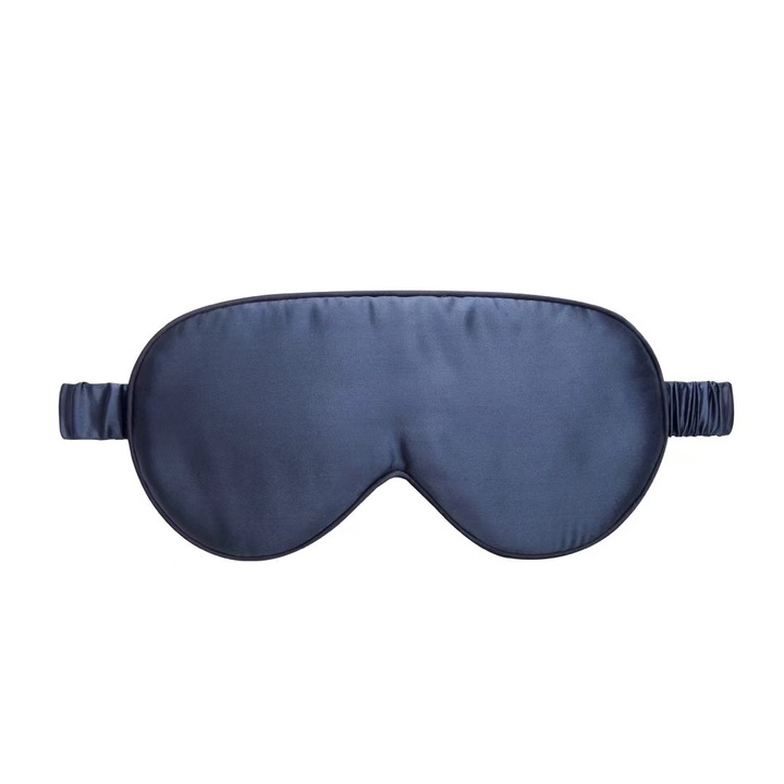 Masca de dormit din matase 100% de dud, acoperitoare ultra-moale pentru ochi, care blocheaza lumina, pentru calatorii si odihna