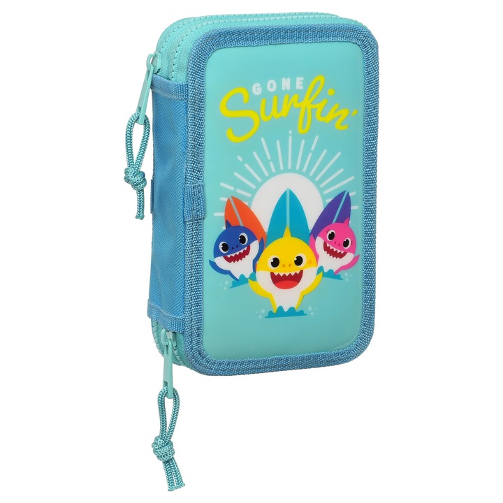 Penar Baby Shark Surfing, set 28 articole, colorat, 12, 5x4x19, 5cm