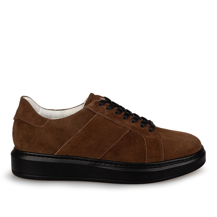 Mario Lavalle, Мъжки ежедневни обувки 10220, Естествена кожа, Кафяво-кадифени