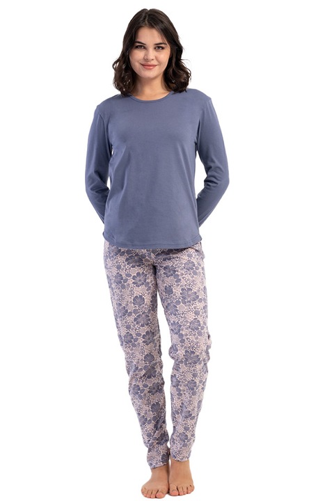 Pijamale dama, Vienetta, model Blue Blossom