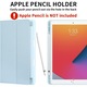 Husa Inteligenta compatibila cu Apple iPad 9/8/7 10.2", Unghiuri Ajustabile, Suport Stylus Pen, Carcasa Flexibila, Subtire si Usoara, Negru, Albastru ciel