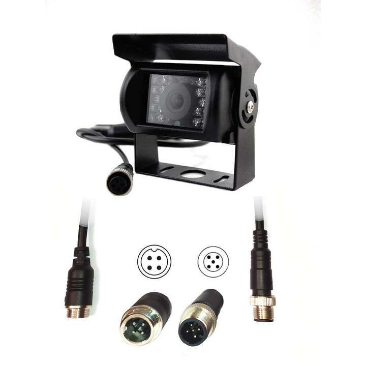 Camera video pentru marsarier pentru Claas Fliegl cu convertor SONY