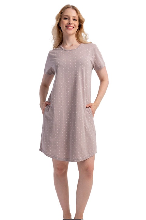 Camasa de noapte dama, Vienetta, model Dotty Pocket