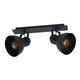 Spot lampă, EGLO, 43432, BARNSTAPLE 1, E27, 2X40W, IP20, negru