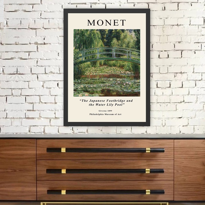 Keretes Díszfestmény, 35x45 cm, Fakeret