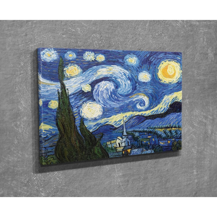 Vincent van Gogh Starry Night Canvas Art, 30x40 cm