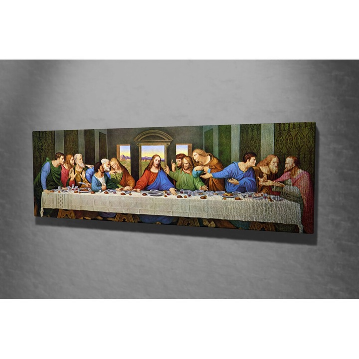 Elegáns vászonfestmény, 30 x 80 cm, 100% fa keret