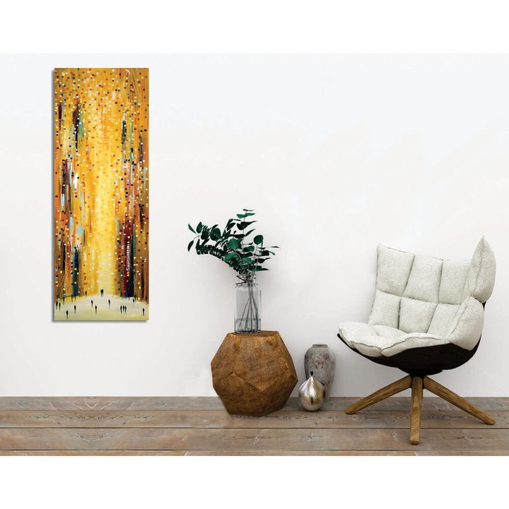 Elegáns vászonfestmény, 30x80 cm, Fakeret | 50% pamut