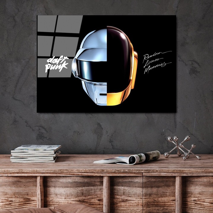 Elegáns dekoratív edzett üvegfestmény, 50 x 70 cm | 100% edzett üveg, 4 mm vastag | Tökéletes lakberendezéshez és modern esztétikához