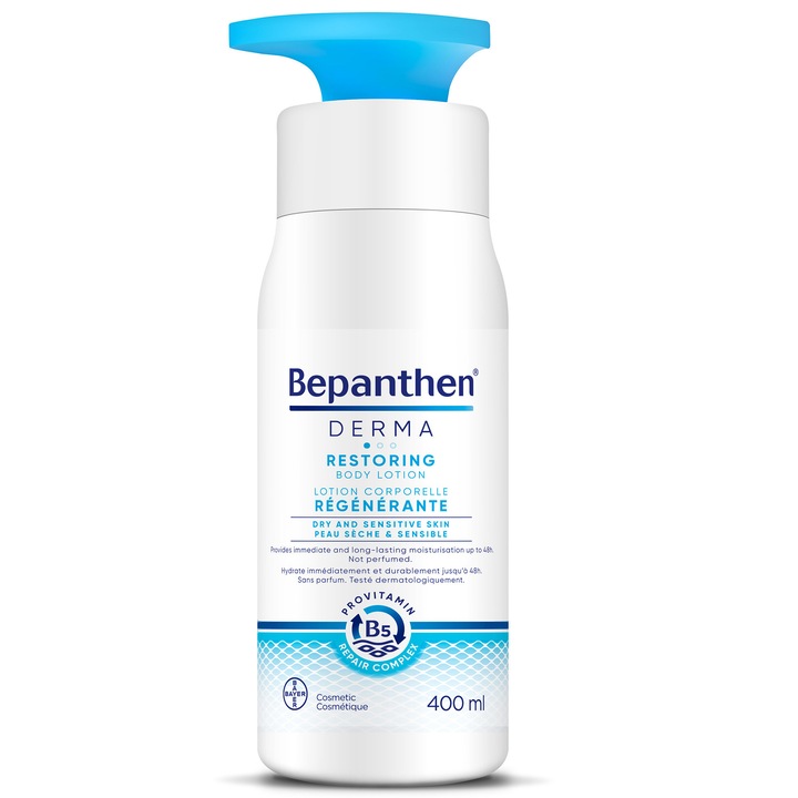 Възстановяващ лосион за тяло Bepanthen Derma, 400 мл