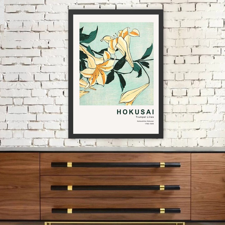 Elegáns dekoratív keretes festmény, 35 x 45 cm | 100% fa keret, 2 cm vastag polisztirol | UV digitális nyomtatás az élénk művészeti megjelenítéshez