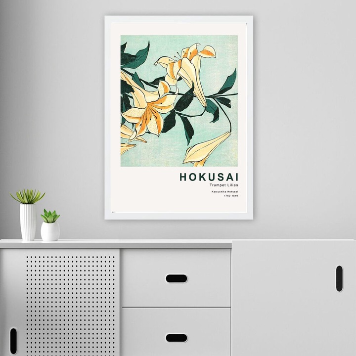 Elegáns dekoratív keretes festmény, 55 x 75 cm | 100% fa keret 2 cm-es polisztirol | UV digitális nyomtatás | Tökéletes a lakberendezés és a művészet szerelmeseinek