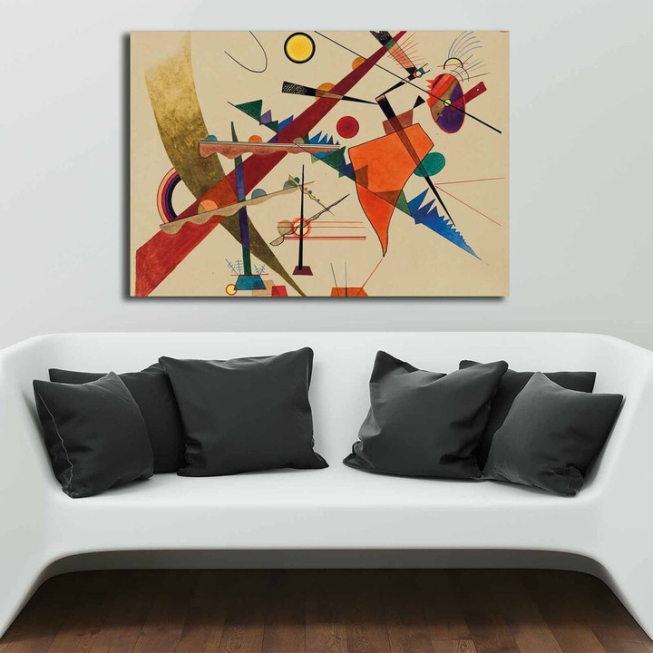 Декоративна картина, Wally, Василий Кандински, 70x100 см, 100% платно, дебелина 2,8 см