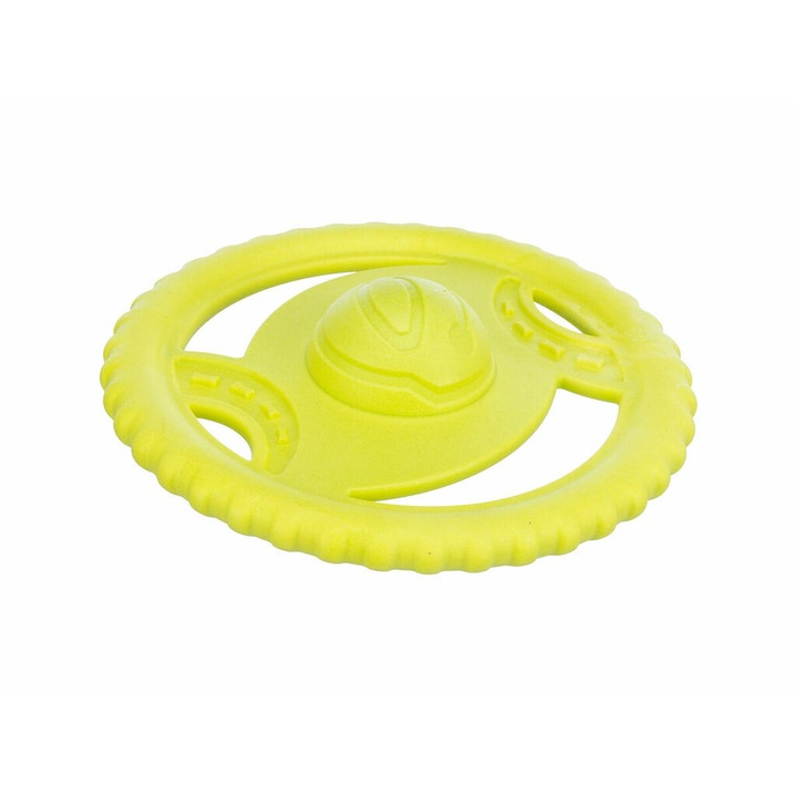 Frisbee Trixie TPR, 20 cm, galben, acustic