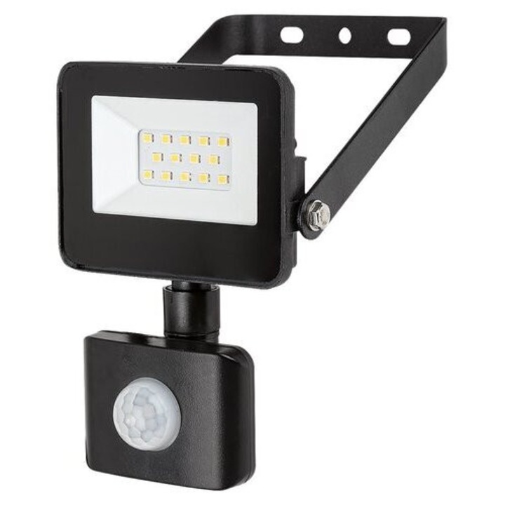 Reflector de inundații, Rábalux, 7066, negru, IP44, 4000K, 10W