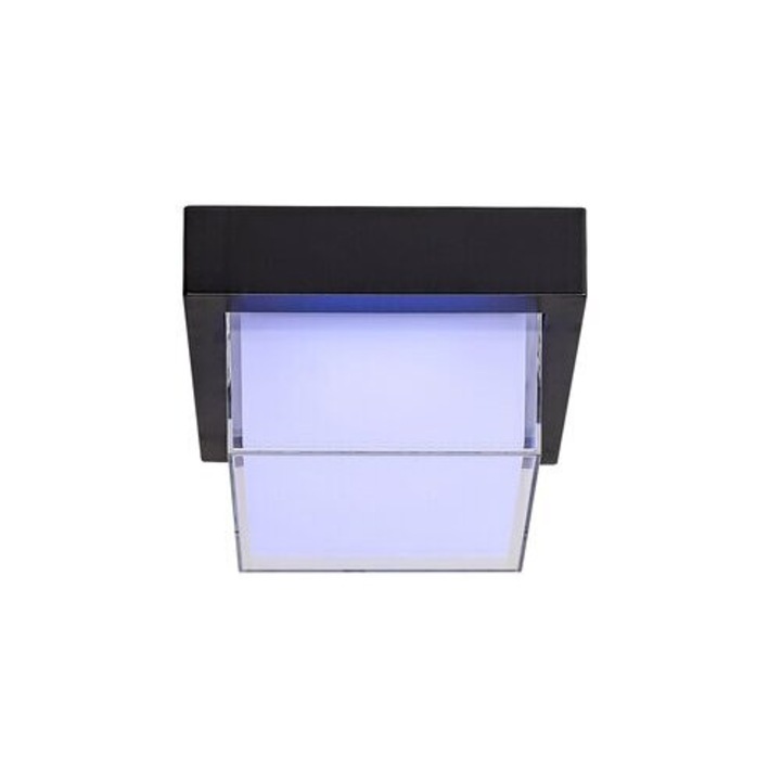 Rábalux, 7247, Durbe, Kültéri fali lámpa/ Kültéri mennyezeti, fekete, IP54, 3000-6500K, 10W