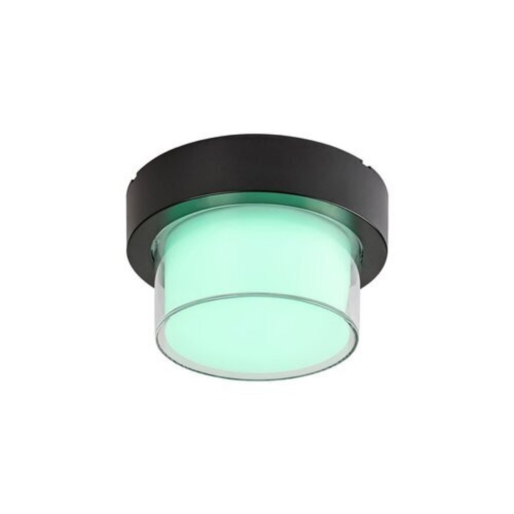 Lampa Rábalux, 7246, Durbe, de perete exterior/ Plafonieră de exterior, negru, IP54, 3000-6500K, 10W
