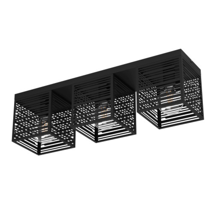 EGLO, 900357, PIEDRITAS, таванна лампа, E27, 3X40W, IP20