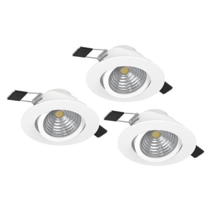 EGLO, 900745, SALICETO, вградена лампа, 2700 K, LED, 3X6W, Да, IP20