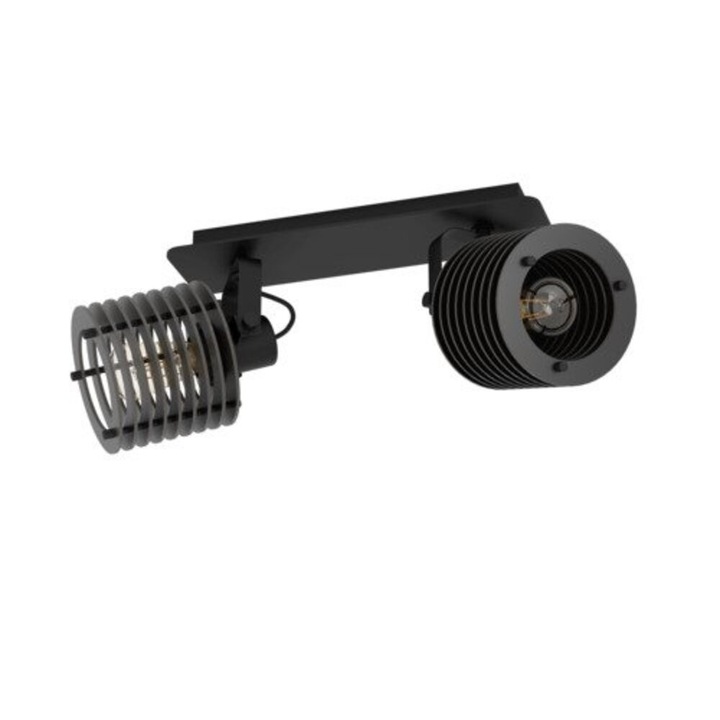 EGLO, 900741, SEGOVIA, спот лампа, E27, 2X40W, IP20, черна