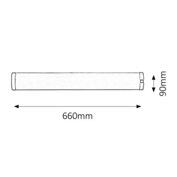 Rábalux, 2329, Soft, Lampă de blat, argintiu, IP20, G13, 2700K, 18W