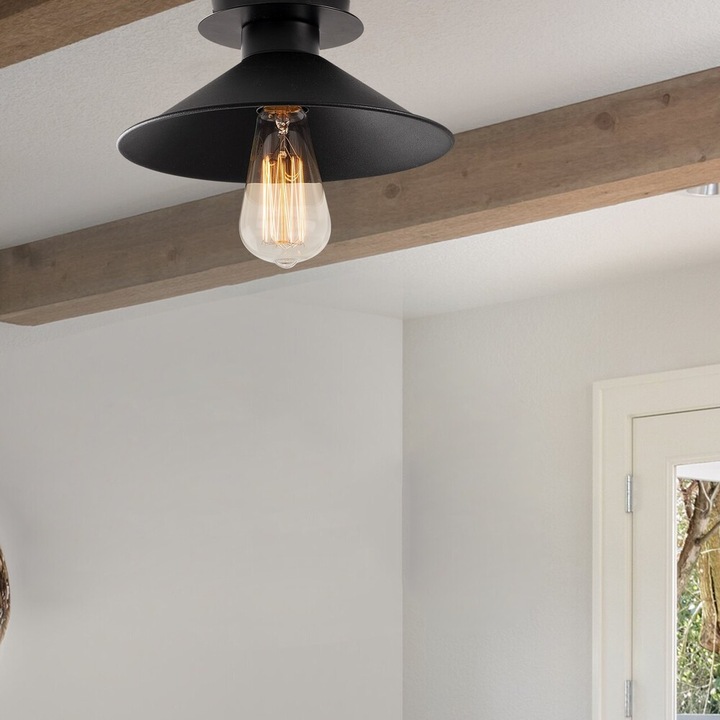 Candelabru, Opviq, 525NOR1301, Berceste - N-659, Culoare neagră, Soclu E27