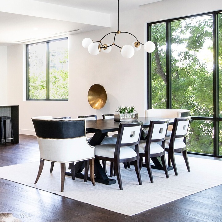 Opviq, 584TTM1104, Хромозома - 1021, бяло-черен цвят, полилей, E27